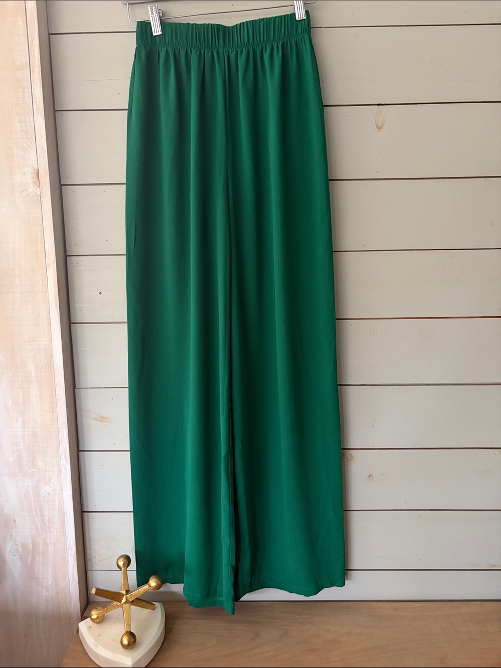 Pepaloves Emerald Green Wide-Leg Pants 💚
